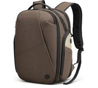 VANKEV Sac à Dos Voyage Extensible Bagage Cabine pour EasyJet Sac PC | 30L-38L, Grande Capacité, Sac À Dos Léger pour PC 17 Pouces, Sac de Voyage Casual pour Homme et Femme, Terre d'Ombre Canyon