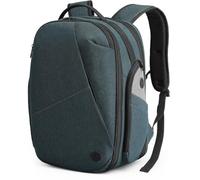 VANKEV Sac à Dos Voyage Extensible Bagage Cabine pour EasyJet Sac PC | 30L-38L, Grande Capacité, Sac À Dos Léger pour PC 17 Pouces, Sac de Voyage Casual pour Homme et Femme, Bleu Ardoise Quantique