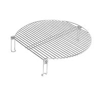VANKEY Kamado Joe Big Joe I II & III Grille d'extension en acier inoxydable pour barbecue Kamado Joe ou XL Big Green Egg