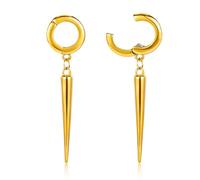 Vankula Poids oreille Cerceau Plug Tunnel en Acier Inoxydable L'étirement du lobe d'oreille Piercing Expanseur Bijoux pour Femmes Hommes 3mm 4mm 5mm 6mm 8mm
