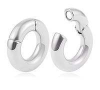 Vankula Poids Oreille écarteur Plug Tunnel Jauges Cerceau en Acier Inoxydable Piercing Bijoux pour Femmes Hommes 4mm 5mm 6mm 8mm