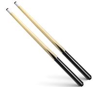 VANLAN Lot de 2 queues de Billard Courtes en Bois Dur pour Enfants avec Pointes adhésives de 13 mm (91,4 cm)