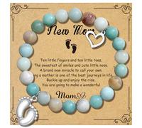 Vanleonet Bracelet pour nouvelle maman, cadeau de fête des mères, cadeau de grossesse pour les premières mamans, idée cadeau de révélation du sexe