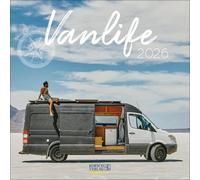 Vanlife 2026: Broschürenkalender mit Ferienterminen. 30 x 30 cm - Wandkalender