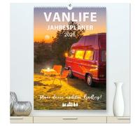 Vanlife Jahresplaner (hochwertiger Premium Wandkalender 2026 DIN A2 hoch), Kunstdruck in Hochglanz: Plane deinen nächsten Roadtrip!
