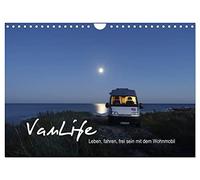 Vanlife - Vivre, rouler, être libre avec son camping-car, Version française (Calendrier mural 2026 DIN A4 portrait), Calendrier CALVENDO mensuel