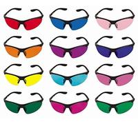 VANLO Lot de 12 paires de lunettes de chromothérapie - Équilibre intérieur