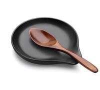 VanlonPro Repose-Cuillère en Céramique de 12,7 cm pour Cuisinière, Comptoir de Cuisine, Ustensiles, Louche, Spatule, Pince - Résistant