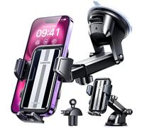 VANMASS [Amélioré Support Telephone Voiture [Facile à 360° Opération] Smartphone Fixe Voiture Telephone Phone Holder Car Support Téléphone Universel pour Tableau de Bord, iPhone 14, Auto, GPS
