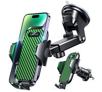 VANMASS Best Support de téléphone de voiture [ventouse et clip améliorés] Support de téléphone portable rotatif universel pour tableau de bord, pare-brise, van, accessoires automobiles pour iPhone 15