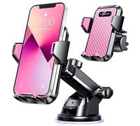 VANMASS Meilleur support de téléphone de voiture 2025 [85+ LBS - Ventouse puissante et véritable qualité militaire] - Rotatif - Universel - Pour tableau de bord, pare-brise et grille d'aération - Pour