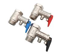 Vanne 1/2 "BSP filetage mâle 0,7 MPA,75,8 régulateur de surpression en laiton soupape sécurité for système chauffe-eau électrique(0.7mpa)