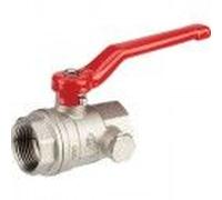 Vanne 1/4 tour à sphère à purge femelle femelle 1/2" 15 x 21 CAP VERT