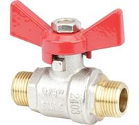 Vanne 1/4 tour papillon mâle 12 x 17 ACS PN40| Boutté