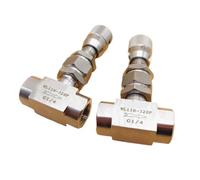 Vanne, 1 pièce 1/8" 1/4" NPT 1/2" en acier inoxydable 304 Micro réglage WL11H-320P Régulation de débit(3/8",G Thread)