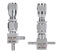 Vanne, 1 pièces 4/6/8/10/12/14mm tuyau en acier inoxydable 304 vanne à aiguille micro régulateur de débit contrôleur de dosage eau gaz(4mm,304-ELBOW 90 DEGREE)