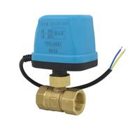 Vanne 2 voies motorisées 2 ports électriques motorisées électriques normalement ouvertes DC12-24V(DN50 12V 24VNO)