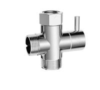 Vanne 3 Voies Valve de dérivation pomme douche G1/2" | Robinet à bras en laiton for jet manuel et fixe 20 mm(Water valve-A1)
