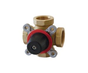 Vanne 4 voies+3rac mm 3/4+1rac fm 3/4