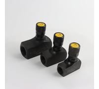 Vanne à aiguille de contrôle du débit hydraulique conçue pour une régulation précise du débit, une résistance aux fuites et une construction robuste en acier au carbone dans un usage industriel (3/8