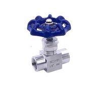 Vanne à aiguille en acier inoxydable SS 304, filetage femelle 1/8 "1/4" 3/8 "1/2", DN6 DN8 DN10 DN15(1/8")