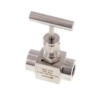 Vanne à aiguille G3/8'' en acier inoxydable PTFE 300 bar - NLS