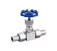 Vanne à aiguille soudée en acier inoxydable 304 J23W-160P double union valve d'arrêt haute pression filetage interne 4 minutes 6 minutes 1 "(316-G1)