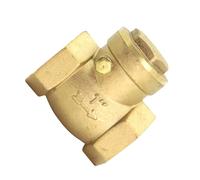 Vanne à air d'aquarium, clapet anti-retour oscillant - Vannes anti-retour multifonctions à une seule vie,Clapet anti-retour horizontal pour usage domestique, clapet anti-retour à battant en laiton
