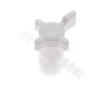 Vanne à bille à 2 voies en PVDF Embouts de tuyau 1/4'' (6 mm)