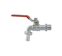 Vanne à bille avec coude EDM 3/4" x 1" tube