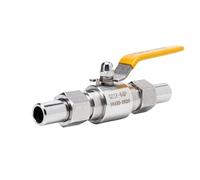 Vanne à bille de Source de gaz de soudage en acier inoxydable 304, interrupteur de Valve d'instrument de soudage bout à bout à haute pression Q21F-64P 1 pièces(DN40,304material quality)