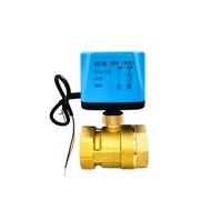 Vanne à bille électrique à deux fils, 1-1/2 pouces, normalement fermée/normalement ouverte, AC220V DC12V DC24V(24VDC_NORMAL CLOSED)