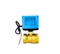 Vanne à bille électrique à deux fils, 1-1/4 ", normalement fermée/normalement ouverte, AC220V DC12V DC24V(24VDC_NORMAL OPEN)