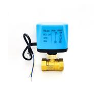 Vanne à bille électrique à deux fils, 3/4 pouces, normalement fermée/normalement ouverte, AC220V DC12V DC24V(12VDC_NORMAL CLOSED)