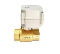 Vanne à bille électrique à passage complet de 3/4" AC110V à 230V avec filetage BSP/NPT avec indicateur DN20 Valve à bille mise en œuvre pour le traitement de l'eau(BSP_AC110V-230V_CR303)