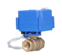 Vanne à bille électrique BSP Laiton Motorisé Mini DN15 1/2in DC12V 3 fils Accessoires de configuration
