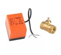 Vanne à bille électrique,Vanne électrique de bobine de ventilateur de fil NPT,Trois fils à deux commandes deux fils une commande,DN20 AC220V Vanne à bille électrique