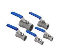 Vanne À Bille En Acier Inoxydable 304, 1/4 "1/2" 3/8 "3/4" DN8 DN10 DN15 DN20, Vanne À Bille Femelle BSP(DN10)