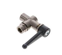 Vanne à bille en laiton 2 voies à angle droit G 1/8 pouce