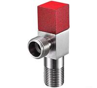 Vanne à bille en laiton de 10,2 à 15,2 cm à haut débit adaptée pour chauffe-eau et lignes d'alimentation en eau de salle de bain (R)