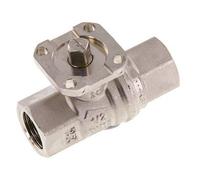 Vanne à bille en laiton G1/2'' 2 voies ISO-Top PN40 - BL2BA