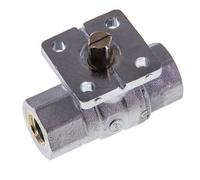 Vanne à bille en laiton G1/4'' 2 voies ISO-Top PN40 - BL2BA