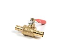 Vanne à bille en laiton, raccord de tuyau cannelé de 8 mm, adaptateur de connecteur de robinet pour eau, gaz, huile, numéro de modèle HA2138B