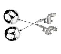 Vanne à bille flottante réglable en acier inoxydable 304, vanne coudée rotative à 360 ° for réservoirs d'eau, 1 pièce(1/2inch)