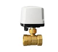 Vanne à bille motorisée étanche en laiton IP65, trois fils à deux commandes, trois fils à une commande, 220 V, 24 V, 12 V. Remplace l'électrovanne.(1-1/4",220VAC_CR03)