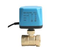 Vanne à bille motorisée intelligente - Actionneur électrique for contrôle de l'eau temporisé, fonctionnement normalement fermé, AC220 V, 1 pièce(1/2inch)