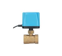 Vanne à bille motorisée normalement fermée/ouverte, 1/2 "3/4" 1 ", vanne à bille électrique en laiton à 2 fils, électrovanne de remplacement(DN20,12,Normally Open)