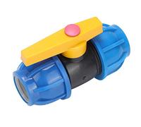 Vanne à Bille PE 32mm, Raccord Rapide pour Tuyaux PVC PPR PE | Débit accru de 30%, Résiste au double de pression normale, Matériau sans métaux lourds, Empêche tartre et pollution