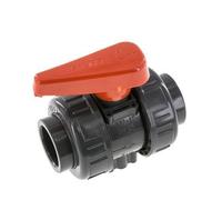 Vanne à Bille PVC 2 Voies Raccord Double Union 32 mm Prise EPDM