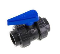 Vanne à Bille PVC 2 Voies Raccord Double Union Rp 1 1/4'' EPDM